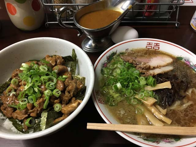 香川県高松市のラーメン屋さん ホープ軒 かしわバター丼と麺のセットメニューがオススメ たかゆるブログ
